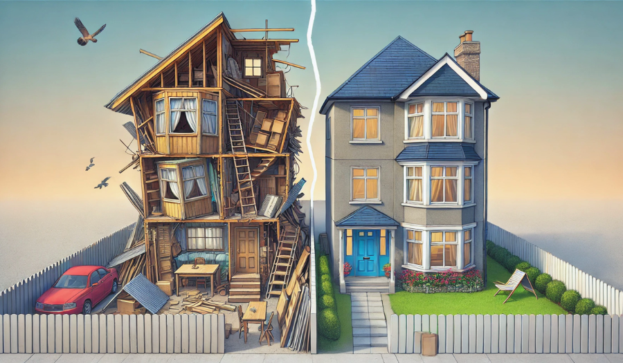 Building your Business for the future blog image with two homes