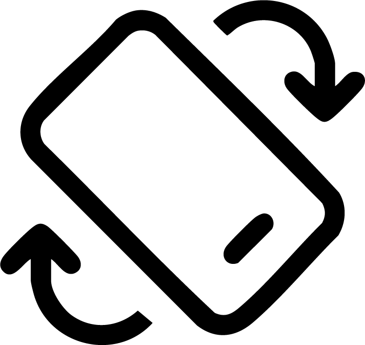 mobile rotate icon